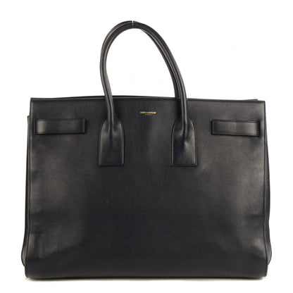 Saint Laurent Calfskin Large Sac de Jour Carryall Navy Blue 1 of 8