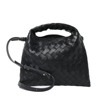 Bottega Veneta Calfskin Intrecciato Mini Hop Black 1 of 9