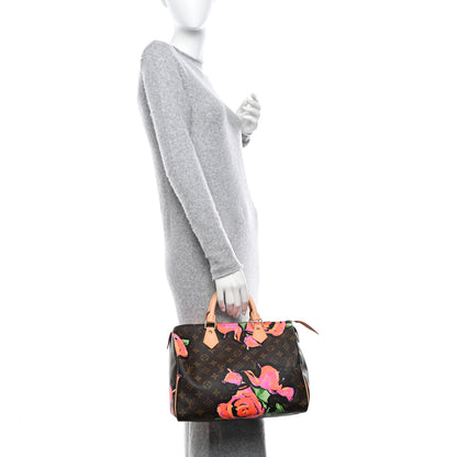 Louis Vuitton Monogram Roses Speedy 30 2 of 10