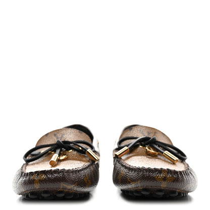 Louis Vuitton Patent Reverse Monogram Gloria Loafers 37 2 of 8