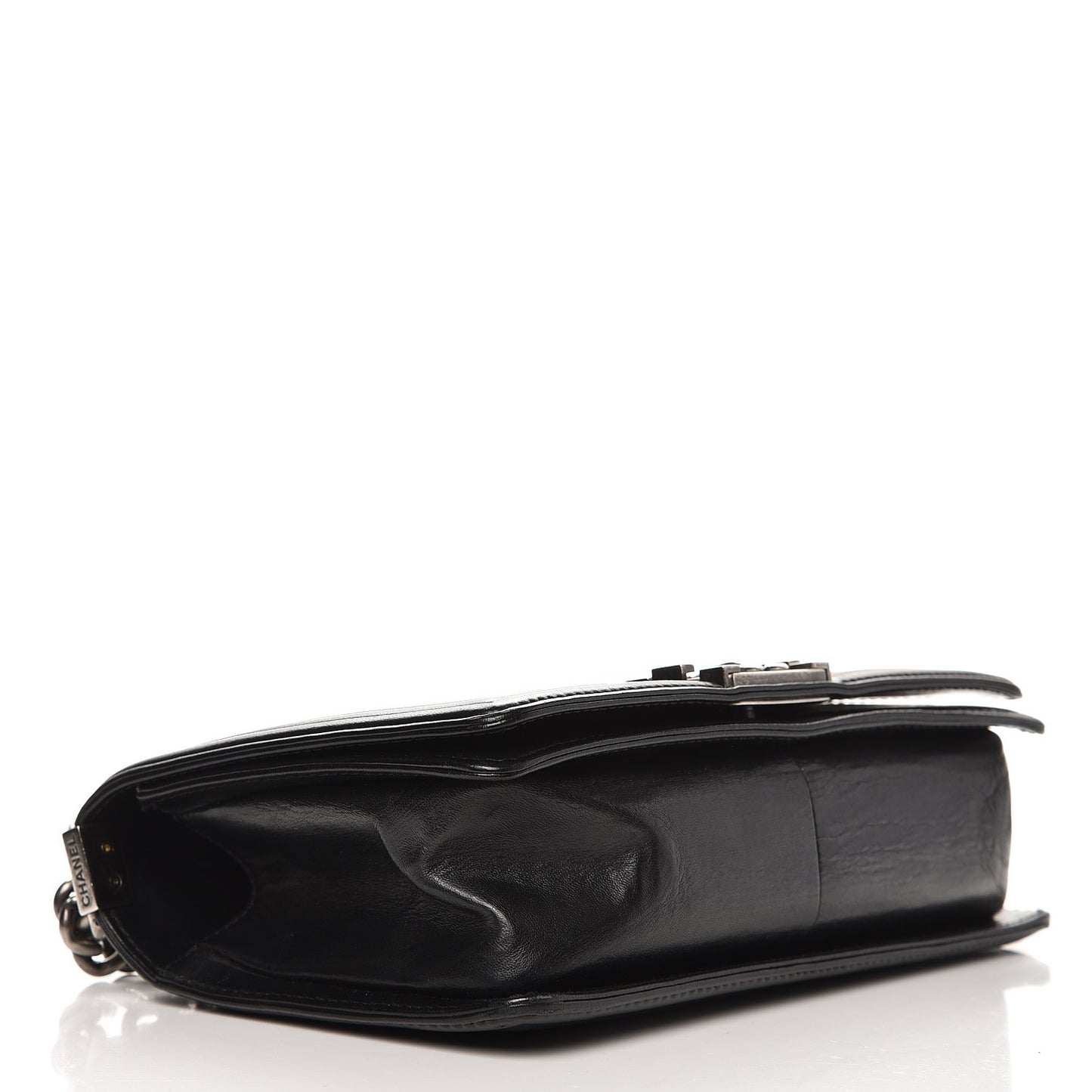 Lambskin Medium Celtic Boy Flap Black