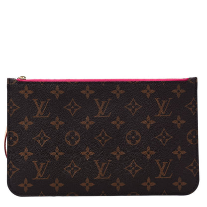 Louis Vuitton Monogram Neverfull MM GM Pochette Pivoine 1 of 5