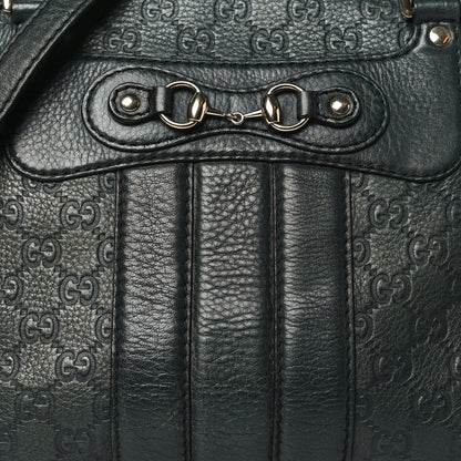 Gucci Guccissima Medium Cathrine Dome Satchel Black 8 of 14