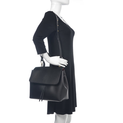 Mansur Gavriel Calfskin Lady Bag Black Flamma 2 of 13