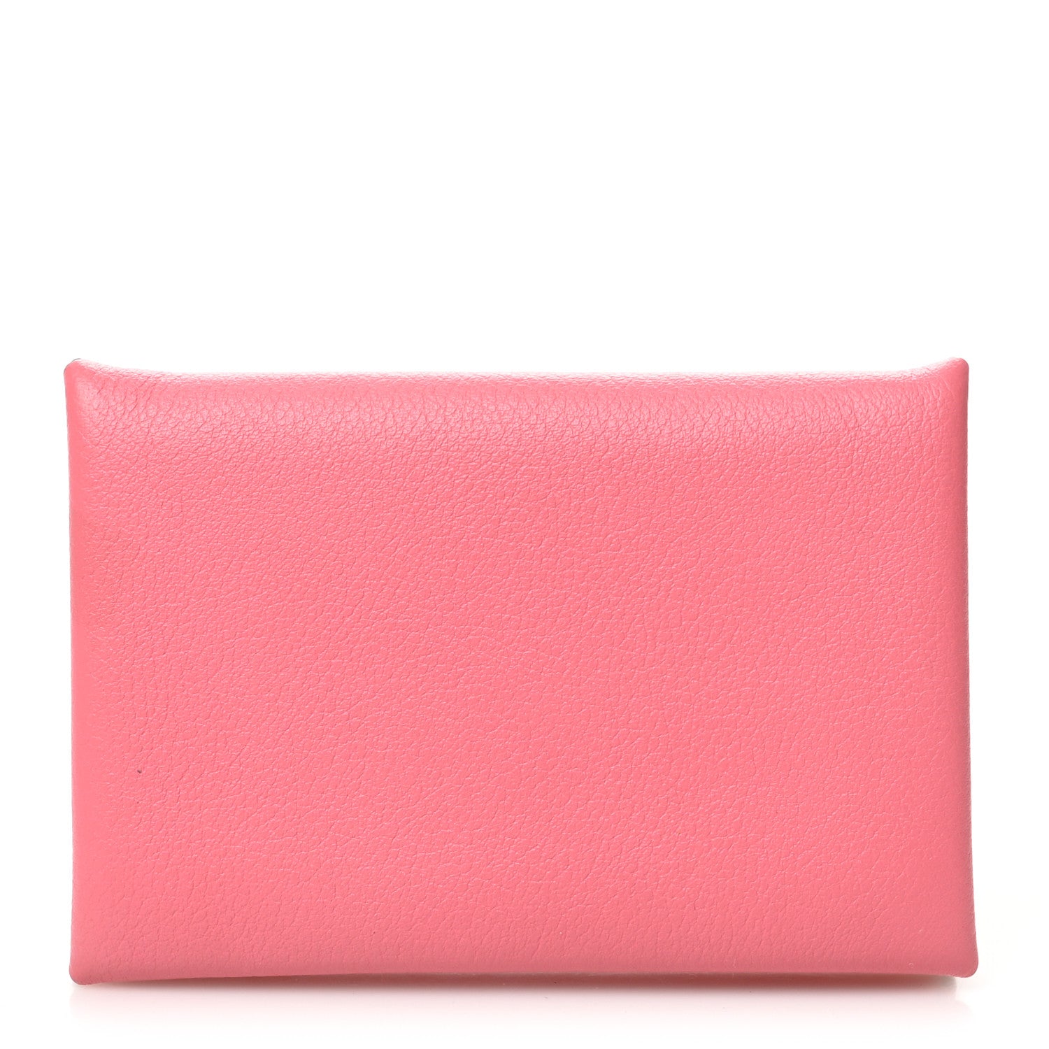 Hermes Evercolor Calvi Card Case Rose Azalee 1 of 7