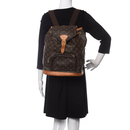 Louis Vuitton Monogram Montsouris GM Backpack 2 of 9
