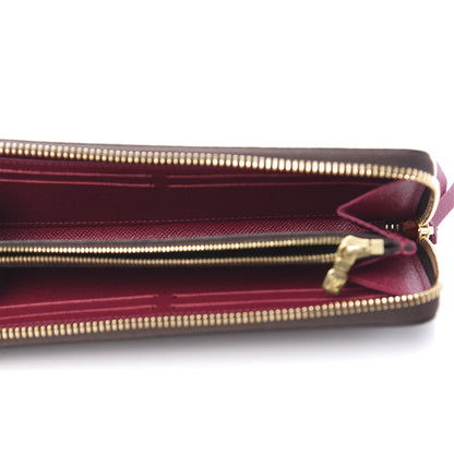 Louis Vuitton Monogram Clemence Wallet Fuchsia 5 of 8