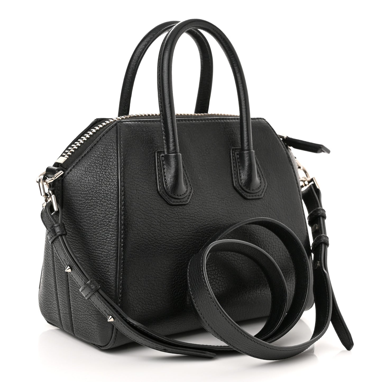 Sugar Goatskin Mini Antigona Black