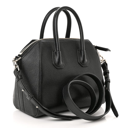 Givenchy Sugar Goatskin Mini Antigona Black 3 of 13