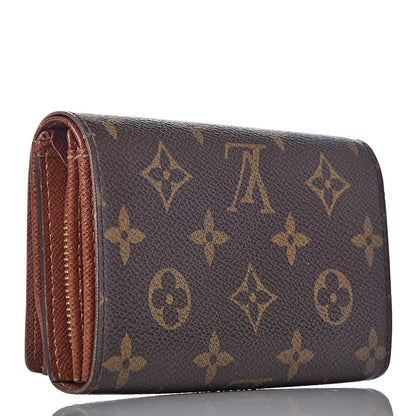 Louis Vuitton Monogram Porte-Monnaie Tresor Wallet 3 of 10
