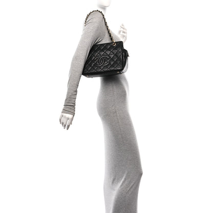 Chanel Caviar Quilted Petit Timeless Tote PTT Black 2 of 10