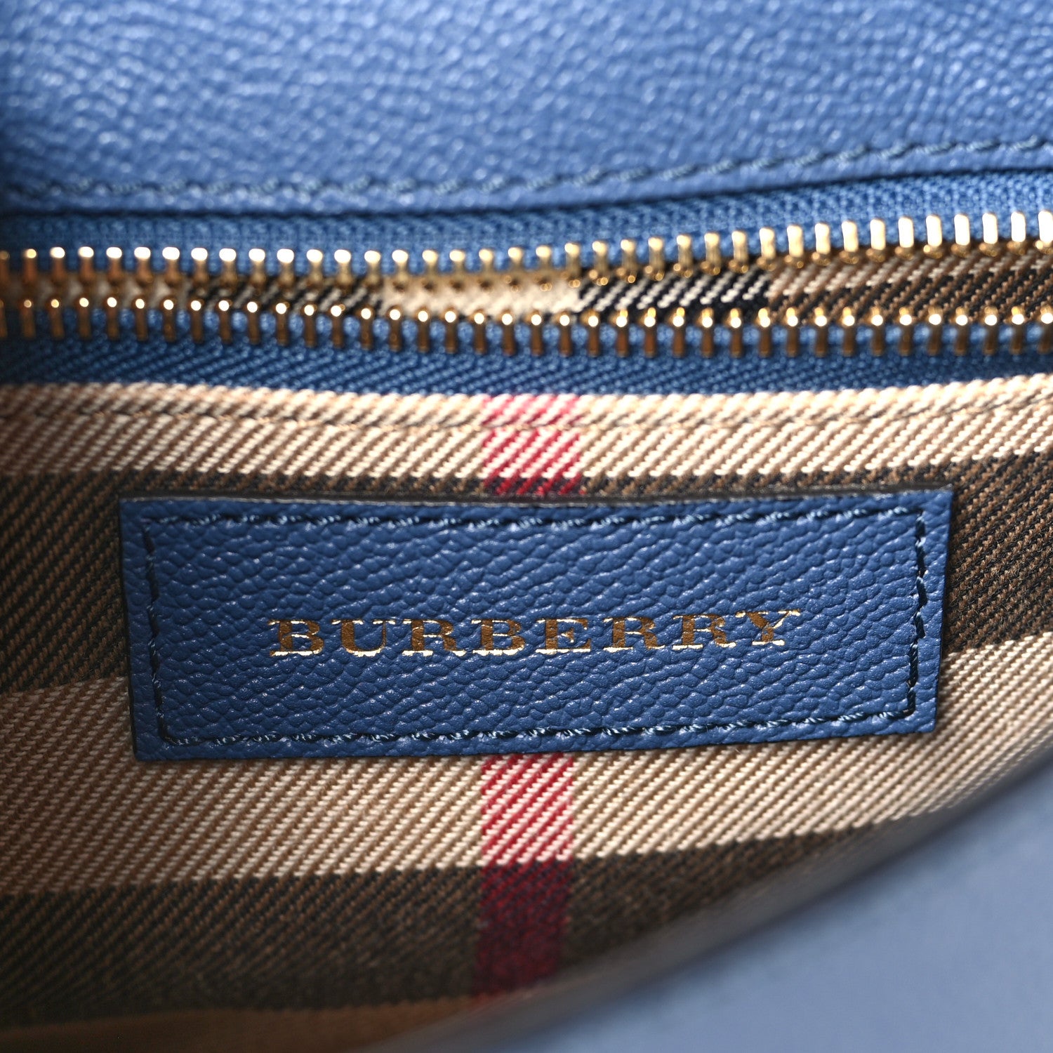 Burberry Soft Grain Calfskin Small Medley Crossbody Steel Blue 6 of 8