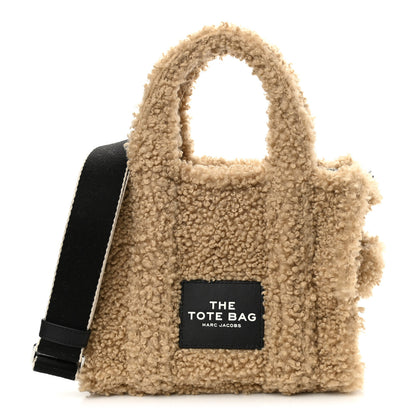 Marc Jacobs Polyester Cotton Mini The Teddy Traveler Tote Bag Beige 1 of 10