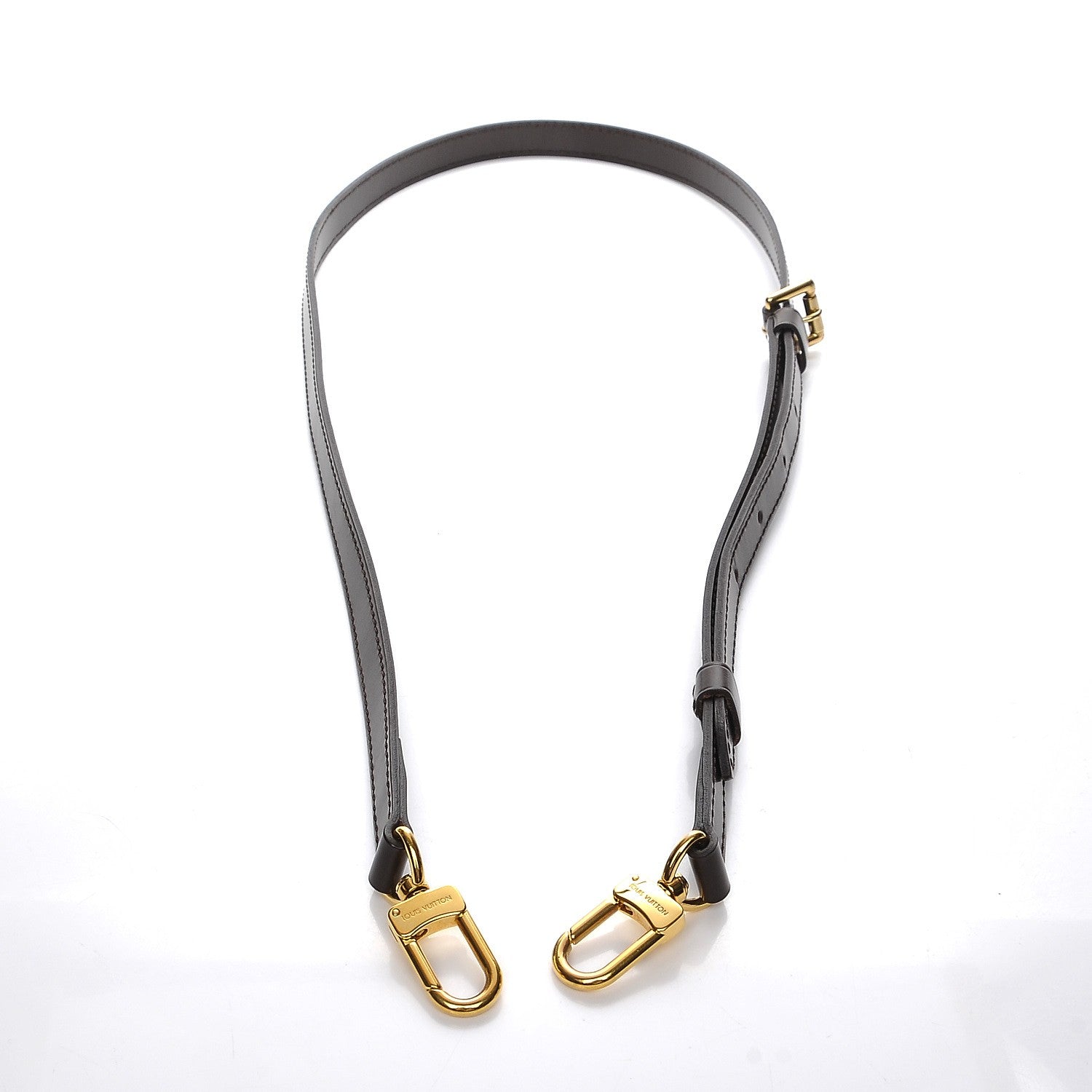 Louis Vuitton Calfskin 16mm Adjustable Shoulder Strap Brown 3 of 5