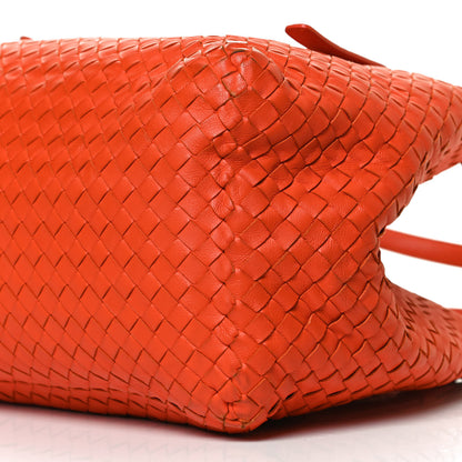 Bottega Veneta Nappa Intrecciato Medium Seamless Tote Tangerine 12 of 12