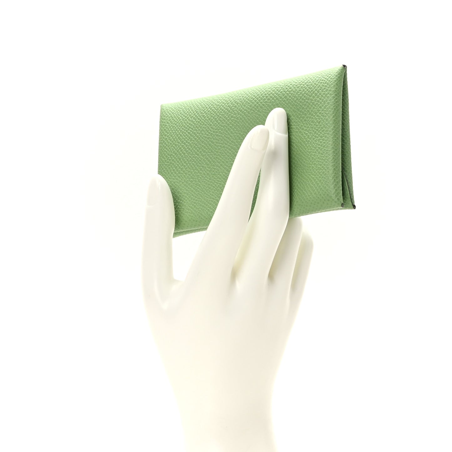 Epsom Calvi Duo Card Case Vert Criquet