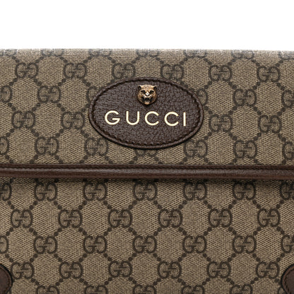 Gucci GG Supreme Monogram Neo Vintage Web Belt Bag Brown 8 of 13