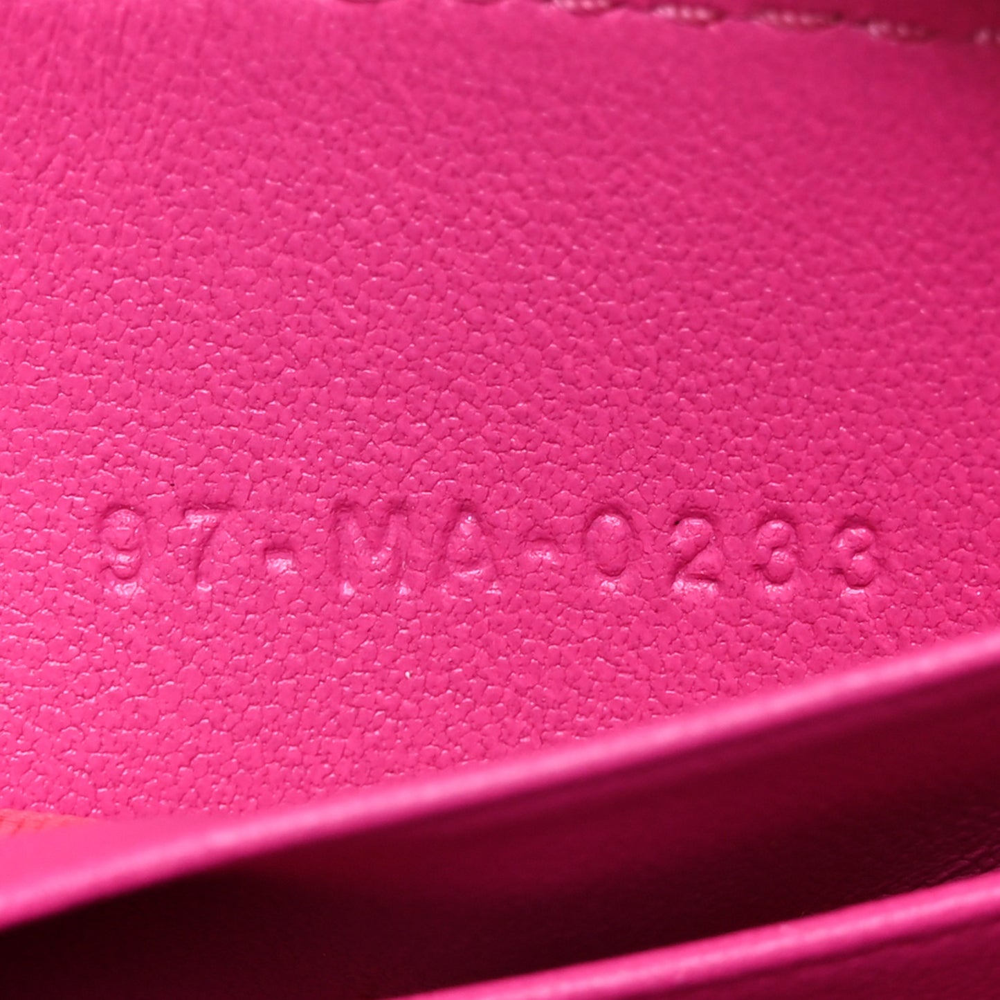 Lambskin Cannage Mini Lady Dior Zip Portemonnaie Rani Pink