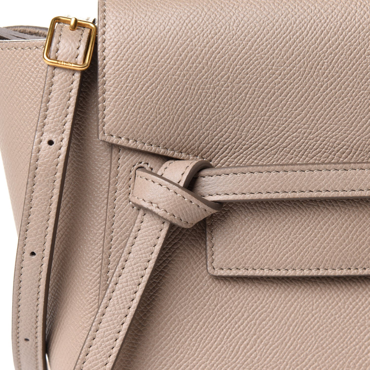Celine Grained Calfskin Micro Belt Bag Light Taupe 9 of 9