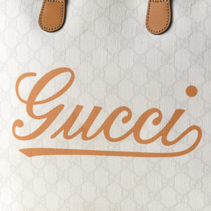 Gucci GG Plus Monogram Flat Tote Yellow 10 of 13