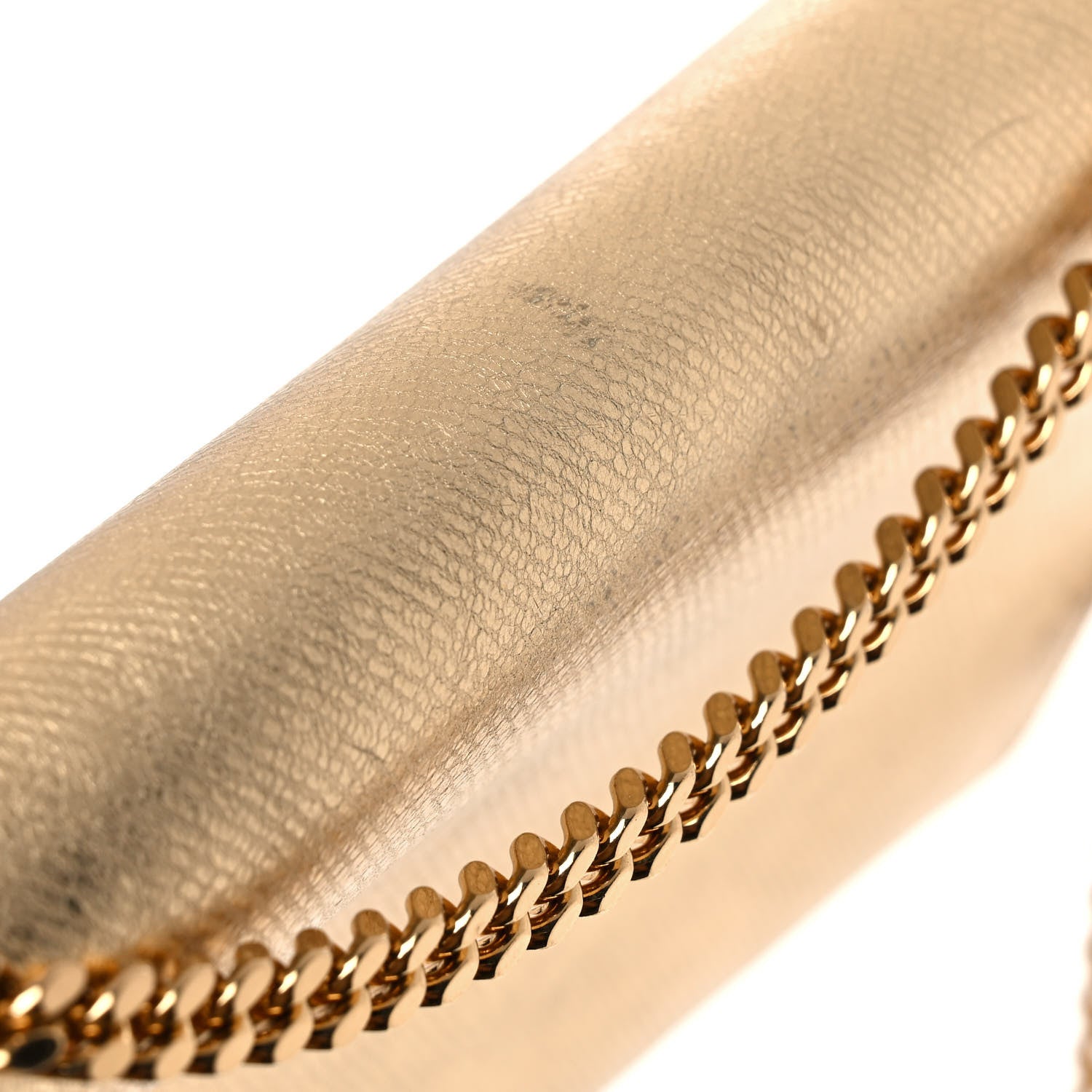 Saint Laurent Metallic Calfskin Medium Classic Monogram Kate Tassel Satchel Gold 9 of 10