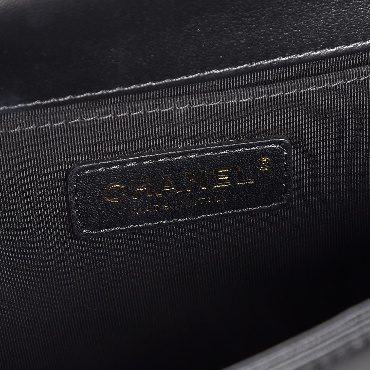 Chanel Lambskin Quilted Medium Boy Flap Black 6 of 7