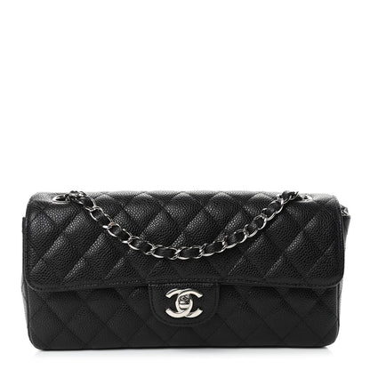 Chanel Caviar Quilted East West Flap Black 1 of 4