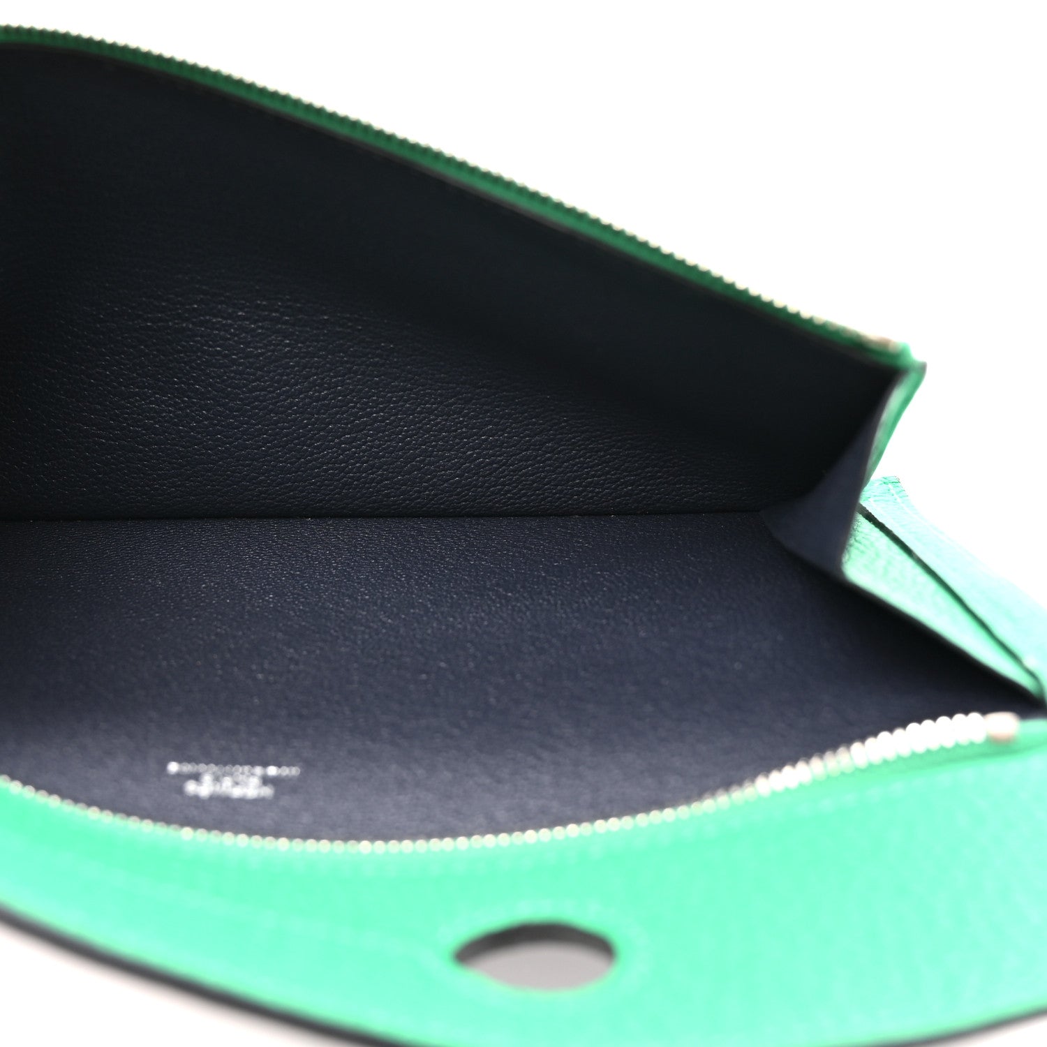 Hermes Togo Verso Backpocket Pouch 30 Menthe Indigo 5 of 7