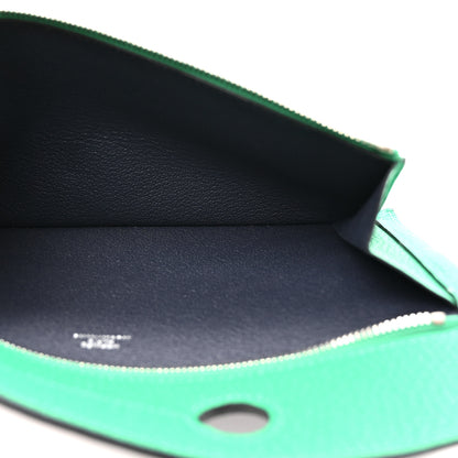 Hermes Togo Verso Backpocket Pouch 30 Menthe Indigo 5 of 7