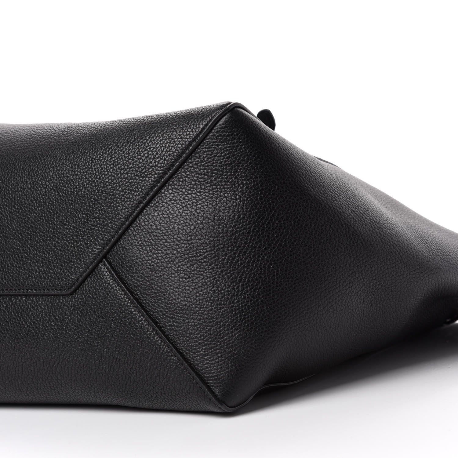 Celine Soft Grained Calfskin Small Belt Cabas Phantom Black 7 of 10