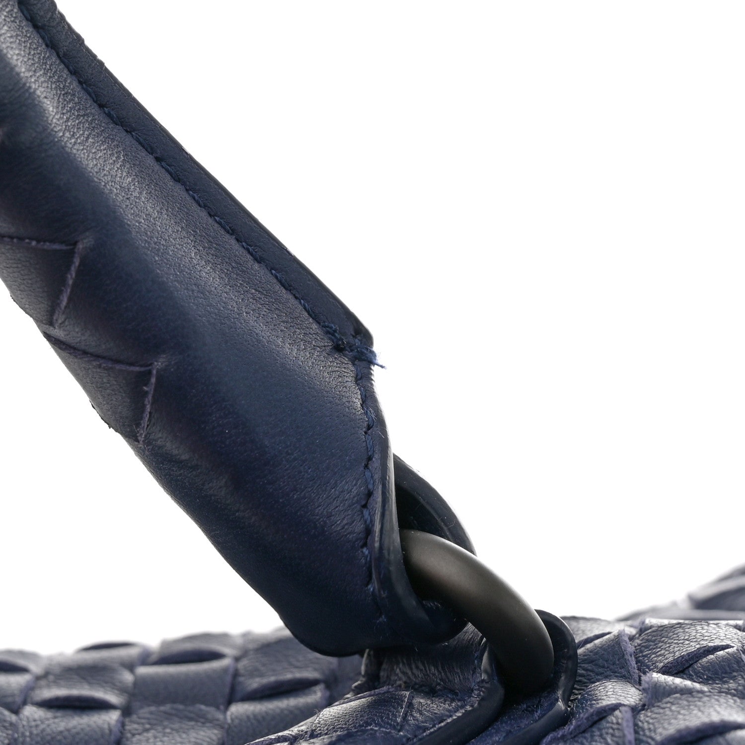 Bottega Veneta Nappa Intrecciato Maxi Convertible Tote Baltic Blue 16 of 16