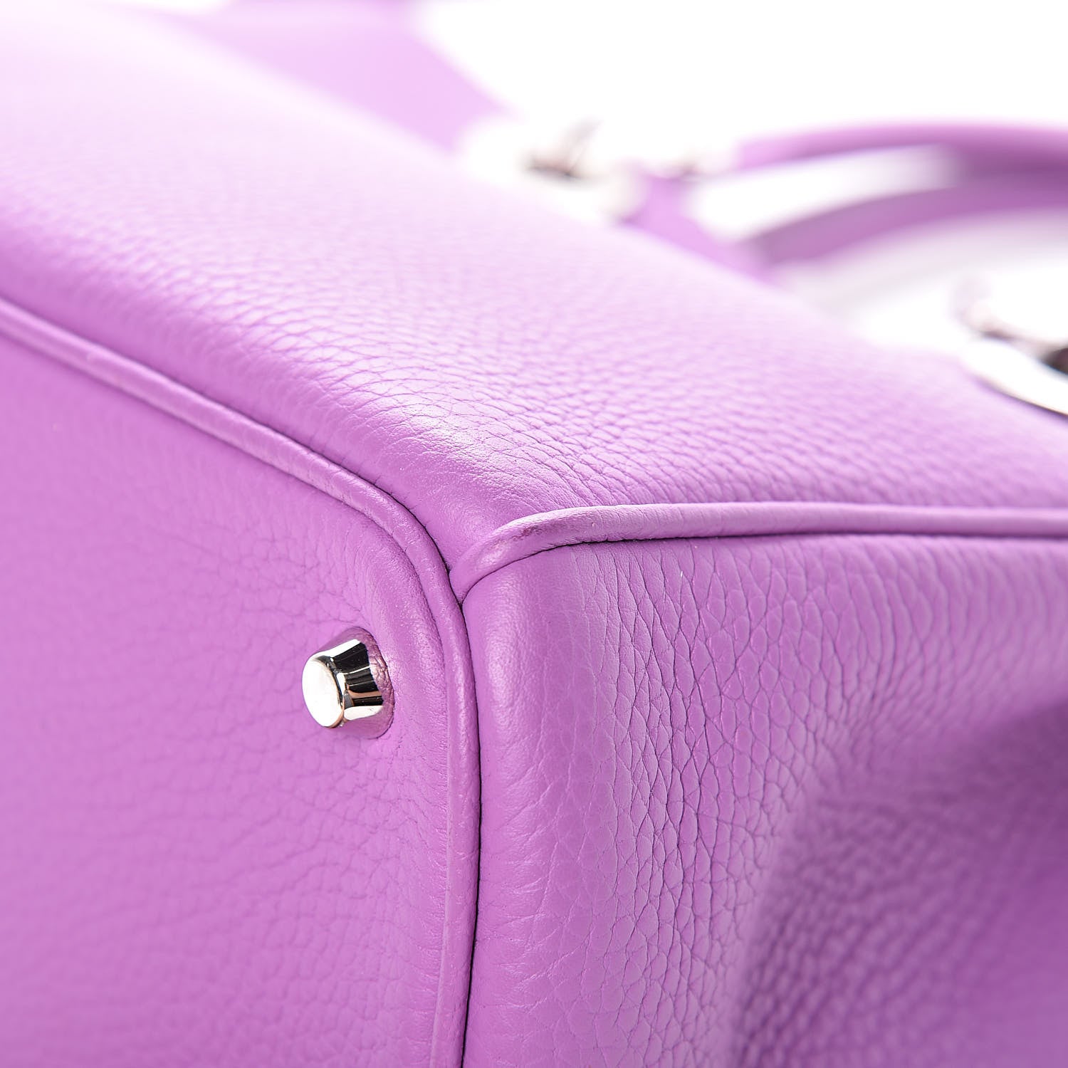 Christian Dior Bullcalf Medium Diorissimo Tote Parme 19 of 20
