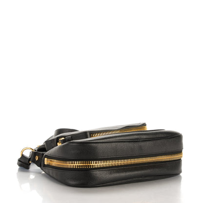 Tom Ford Grained Calfskin Medium Jennifer Crossbody Bag Black 4 of 7