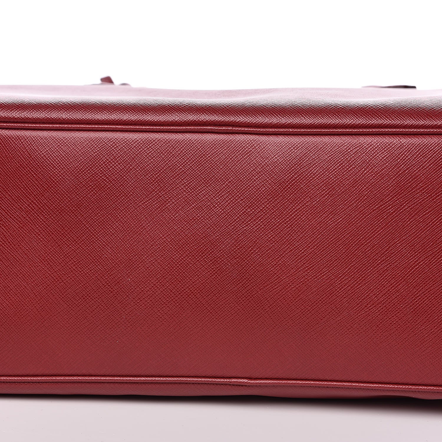 Prada Saffiano Travel Briefcase Rubino 8 of 10