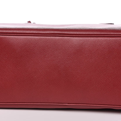 Prada Saffiano Travel Briefcase Rubino 8 of 10