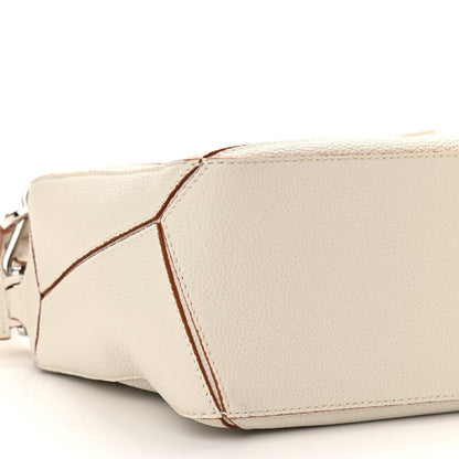 Loewe Calfskin Small Puzzle Bag Ivory 8 of 10