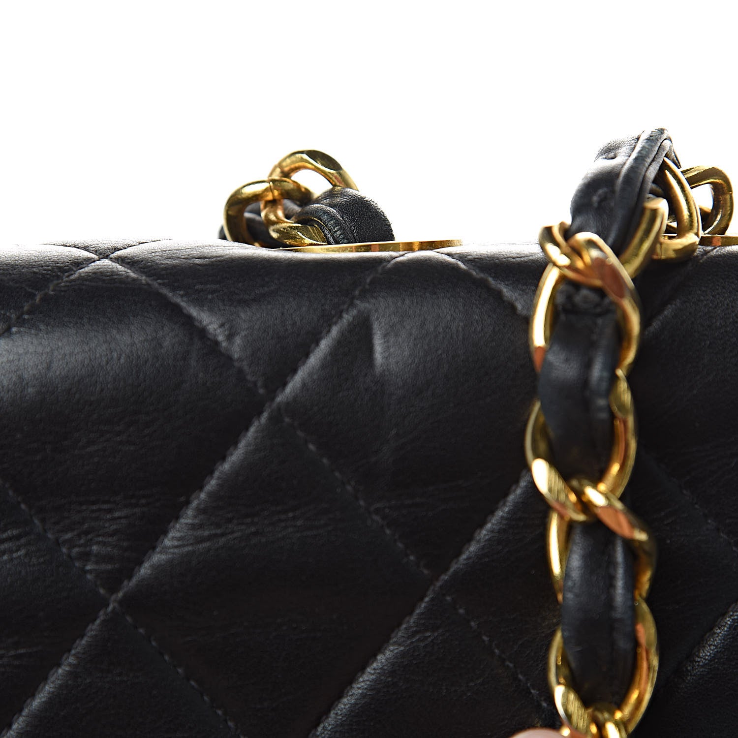 Chanel Lambskin Quilted XL Jumbo Single Flap Black 14 of 17