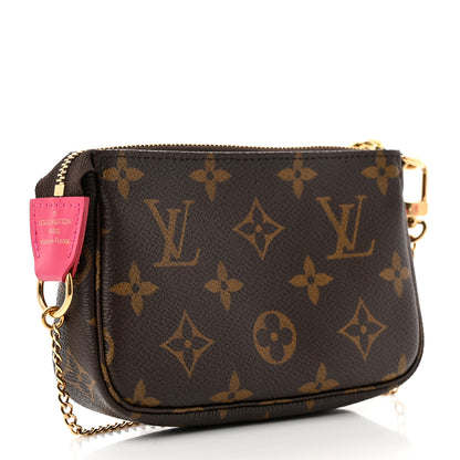 Louis Vuitton Monogram 2020 Christmas Animation Roller Coaster Mini Pochette Accessories Pivoine 2 of 7