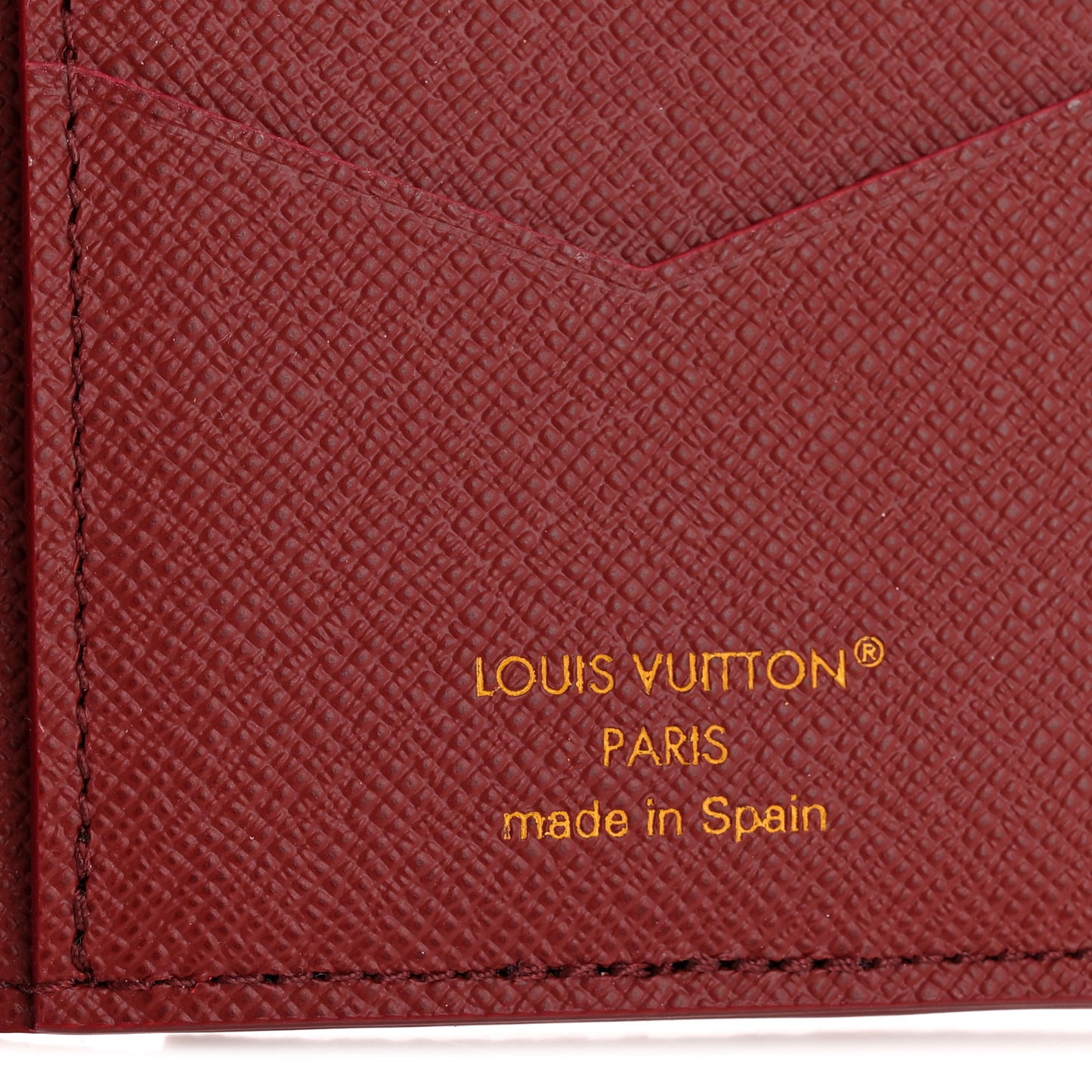 Monogram Heritage Pocket Organizer Red Stripes