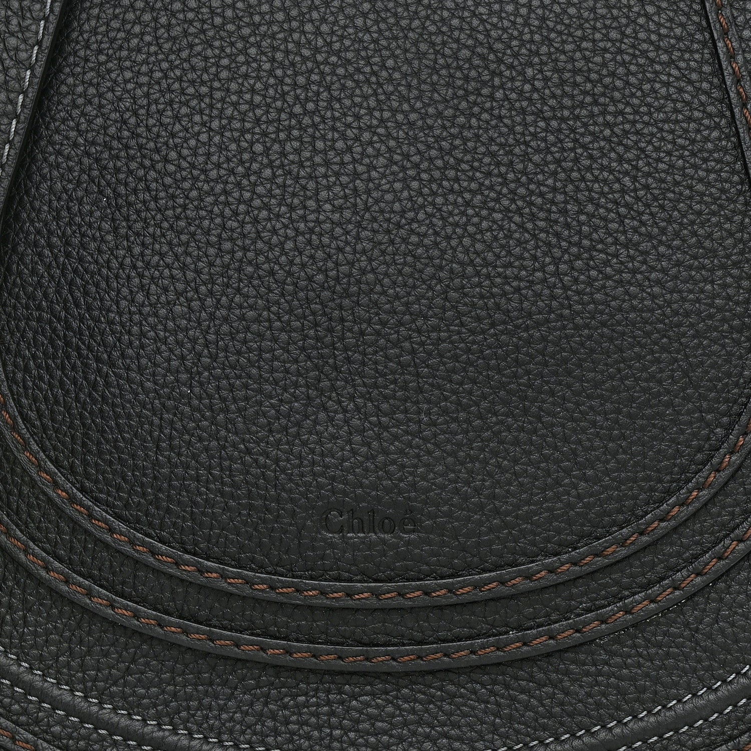 Chloe Calfskin Medium Marcie Round Crossbody Bag Black 9 of 13