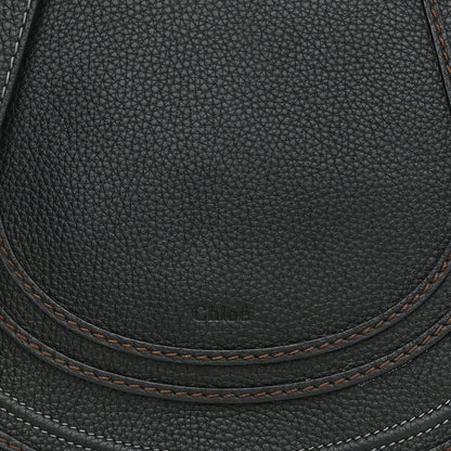 Chloe Calfskin Medium Marcie Round Crossbody Bag Black 9 of 13