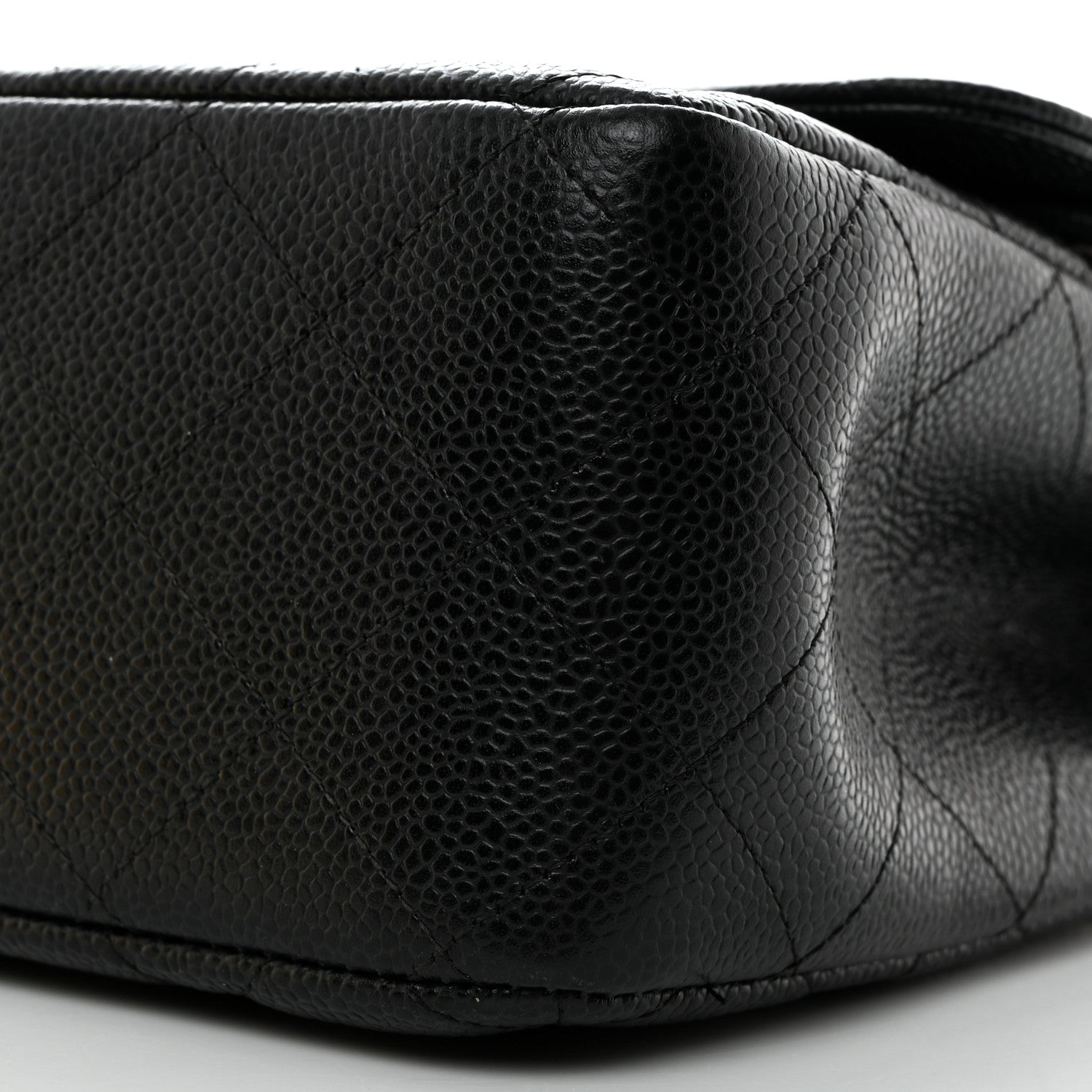 Chanel Caviar Quilted Jumbo Double Flap Black 10 of 11