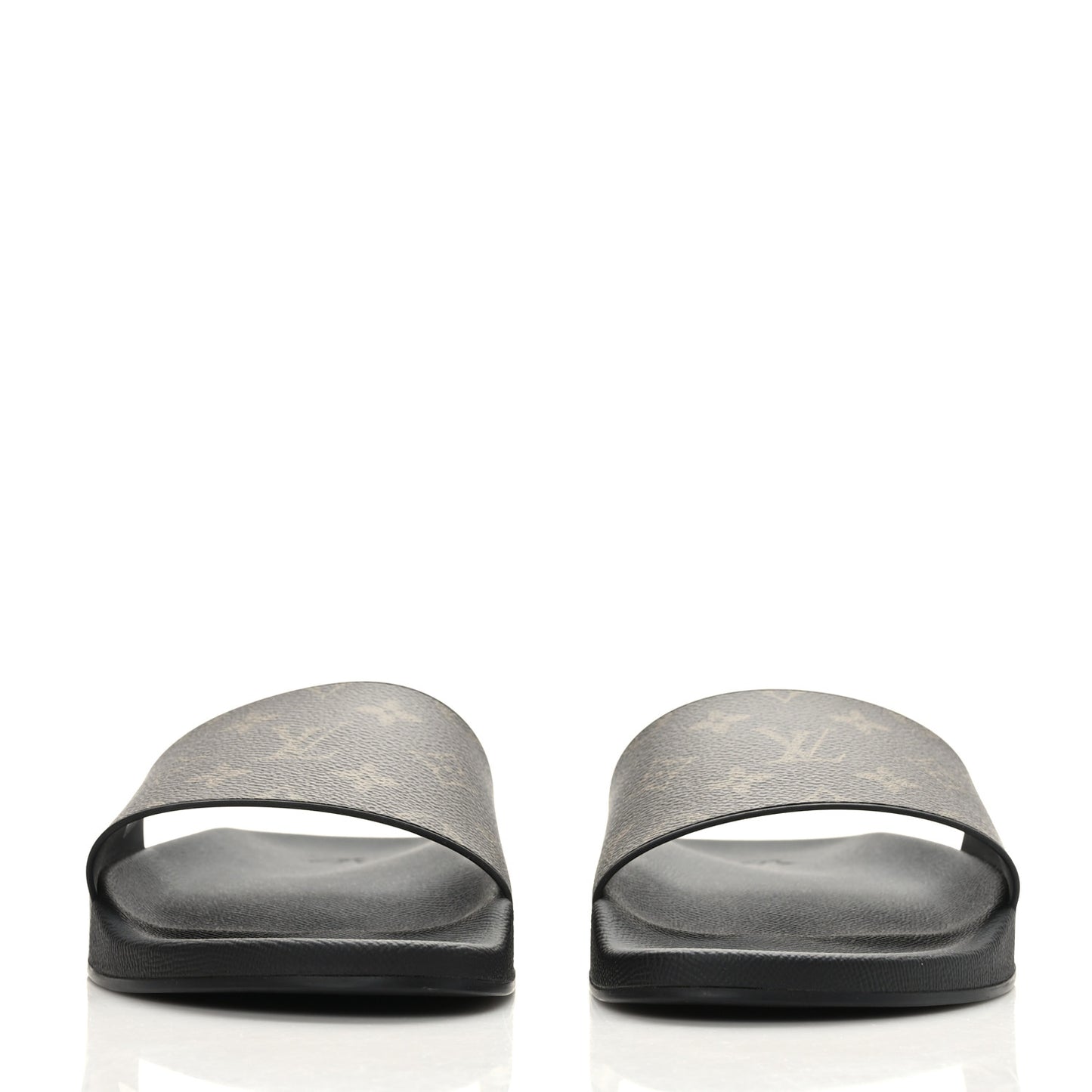 Rubber Monogram Mens Waterfront Mules 10 Macassar