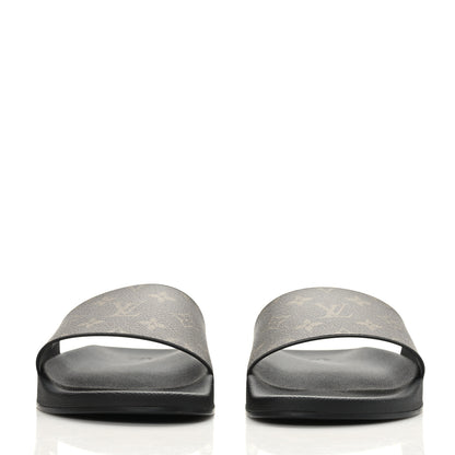 Louis Vuitton Rubber Monogram Mens Waterfront Mules 10 Macassar 2 of 7