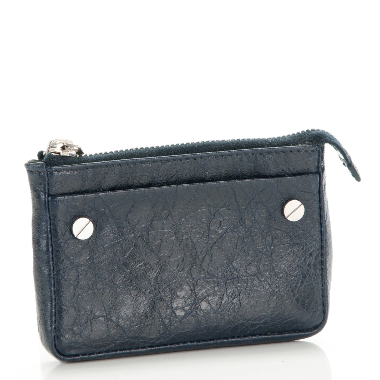 Agneau Arena Classic Hardware Tokyo Wallet Nuit Fonce