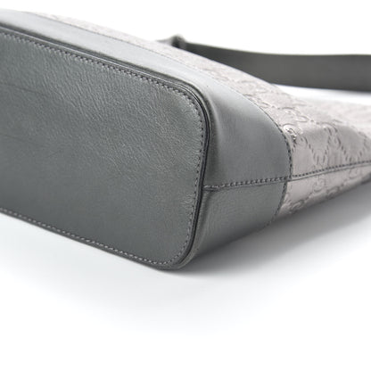 Gucci Guccissima Small Shoulder Bag Pewter 7 of 10