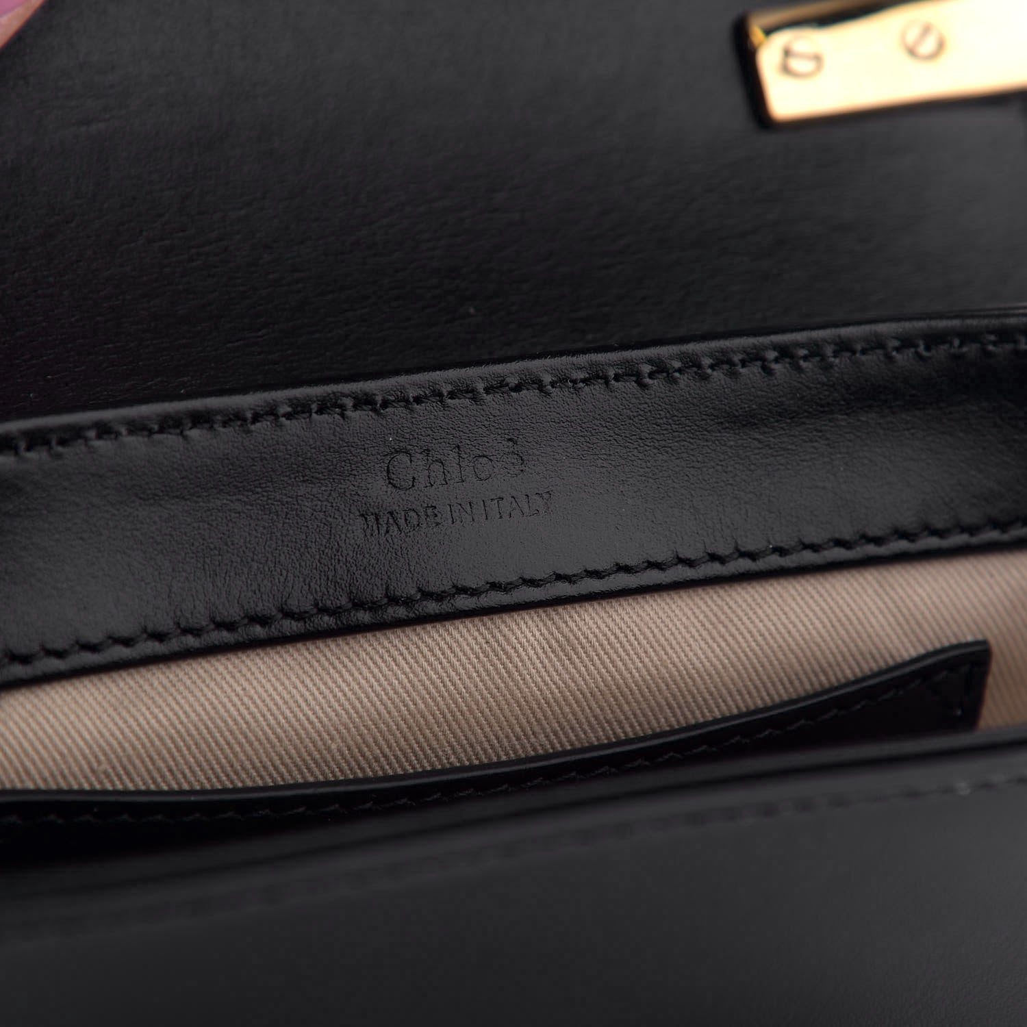 Chloe Calfskin Small C Double Carry Black 6 of 8