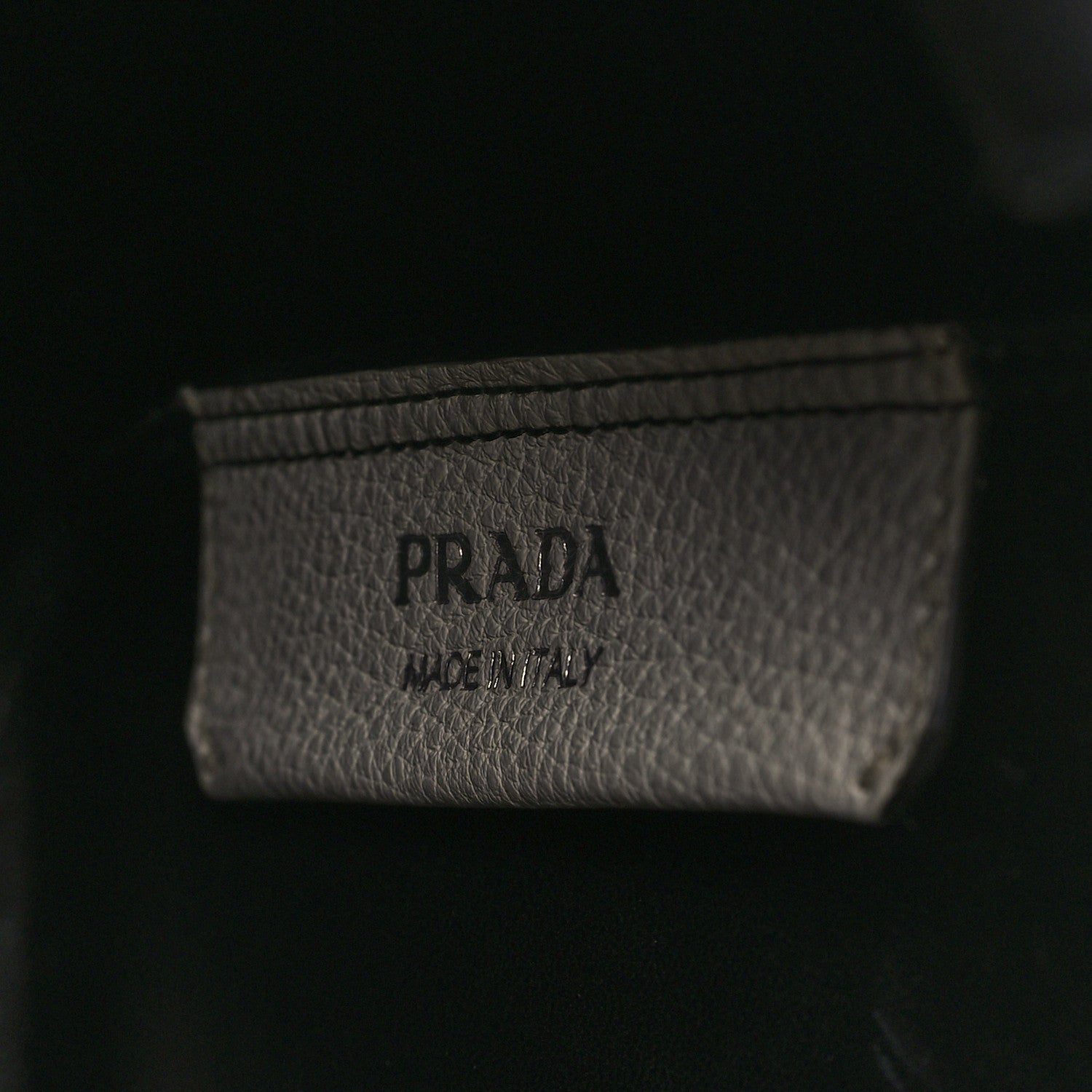 Prada Vitello Daino Soft Small Dynamique Hobo Talco Black 5 of 7
