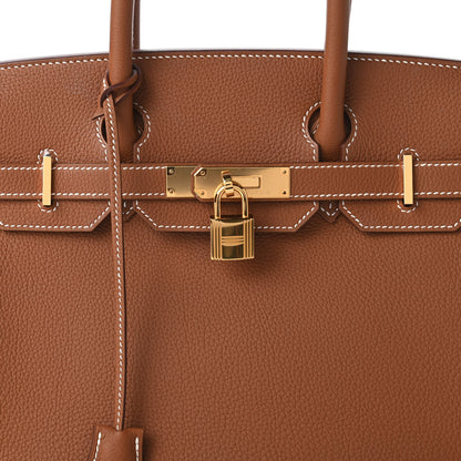 Hermes Togo Birkin 30 Gold 10 of 11