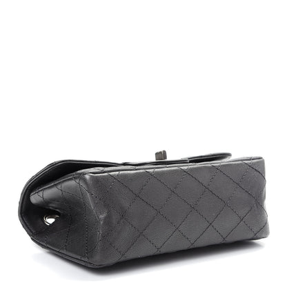 Chanel Sheepskin Quilted 2.55 Reissue Mini Flap Dark Grey 4 of 9